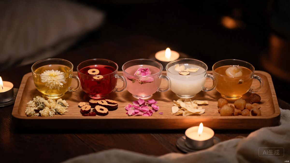 Five TCM herbal tea blends for better sleep