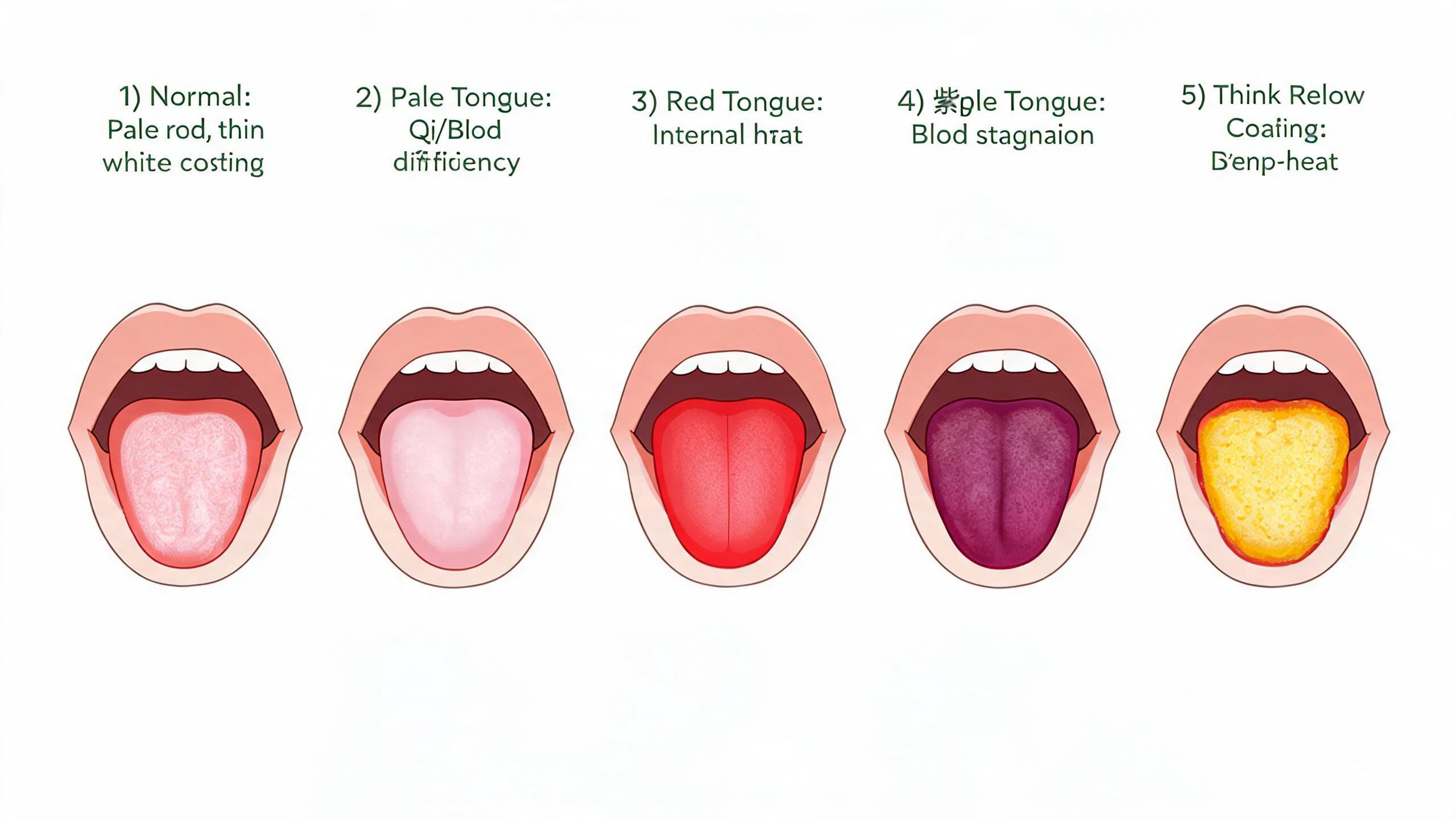 A person extending their tongue in front of a mirror in natural daylight, examining tongue body color and coating for TCM tongue diagnosis